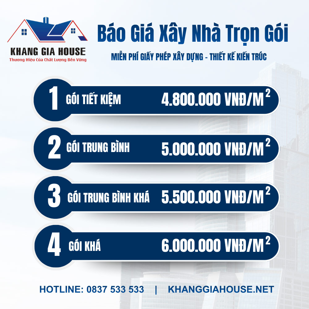 xây nhà chìa khóa trao tay