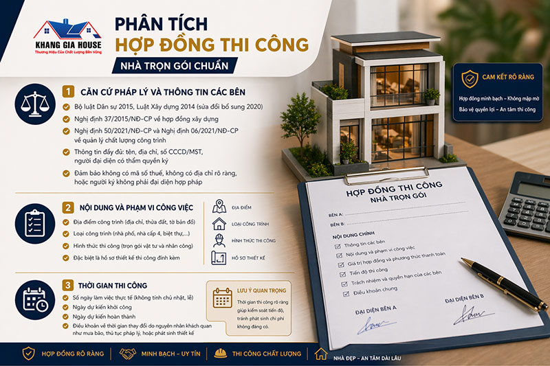 hợp đồng xây dựng trọn gói