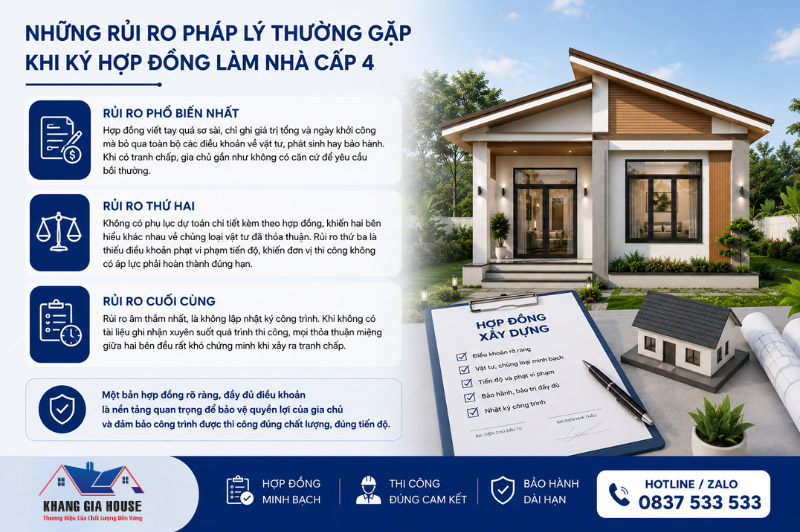 mẫu hợp đồng xây dựng nhà cấp 4