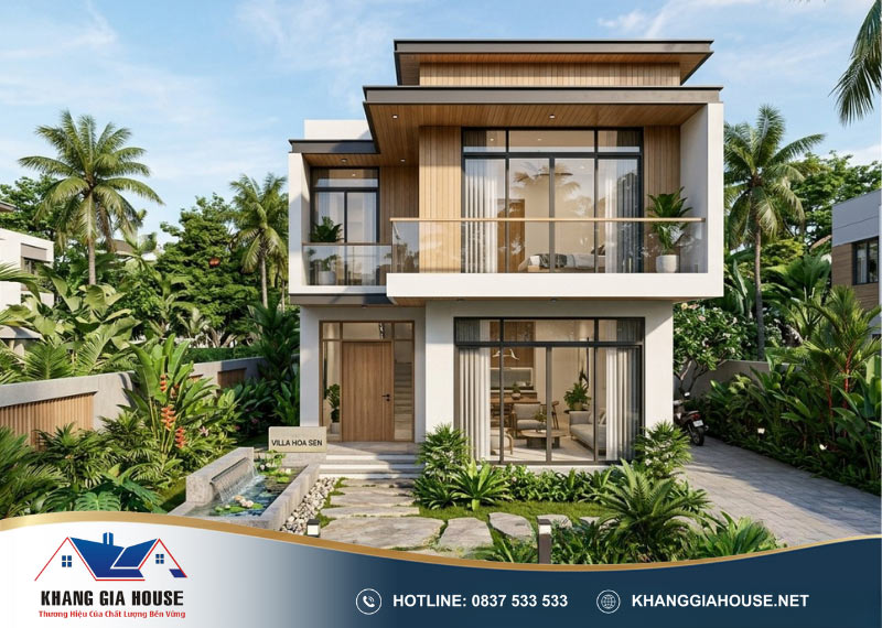 giá xây biệt thự mini hiện đại