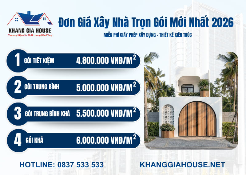 báo giá chi phí xây nhà cấp 4 gác lửng 5x12m