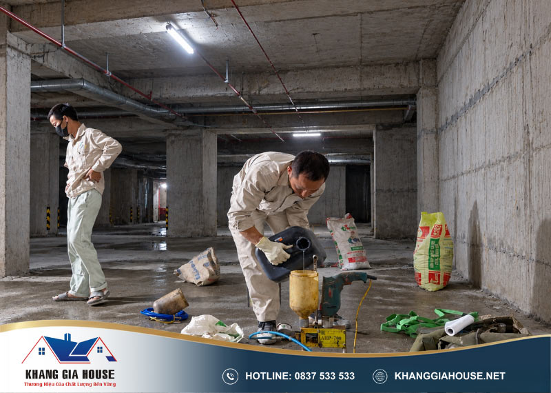 bảng giá chống thấm tầng hầm