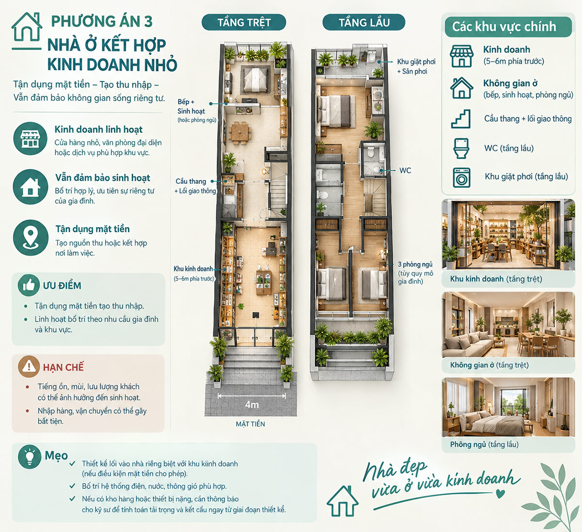 chi phí xây nhà 1 trệt 1 lầu trên đất 4x20