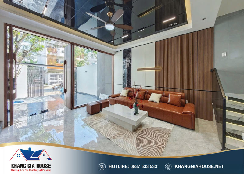 chi phí hoàn thiện nhà 1 trệt 1 lầu 5x16