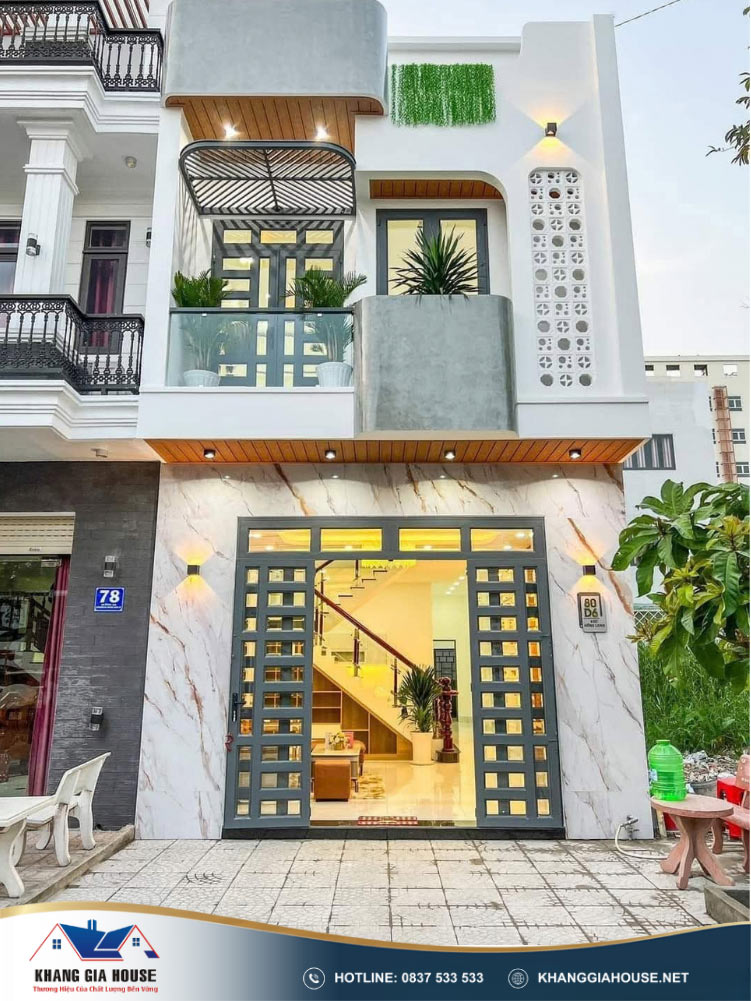 bảng giá xây dựng nhà 2 tầng 5x16