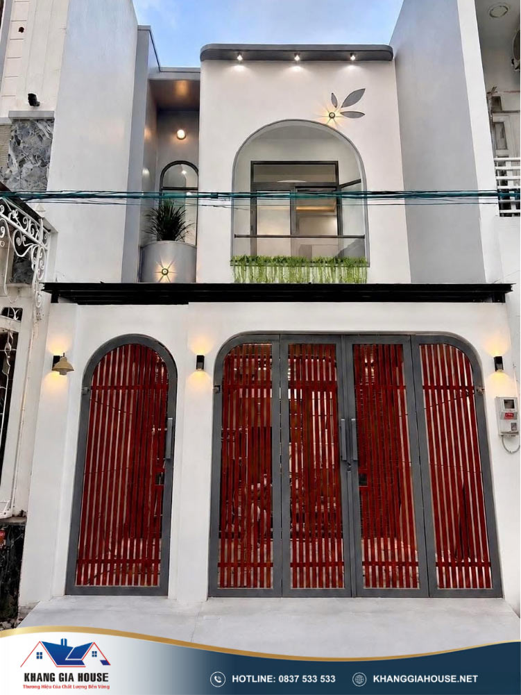chi phí xây nhà 1 trệt 1 lầu 5x16 trọn gói