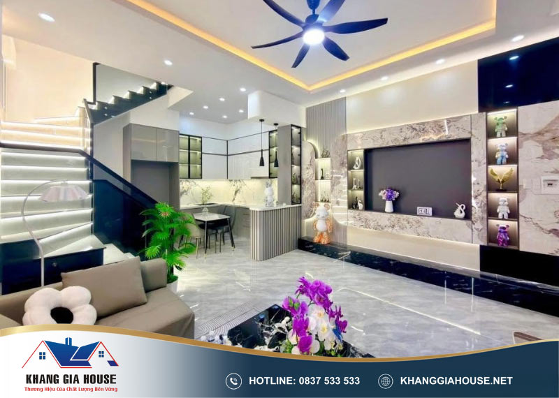 chi phí xây nhà 2 tầng 5x16 trọn gói