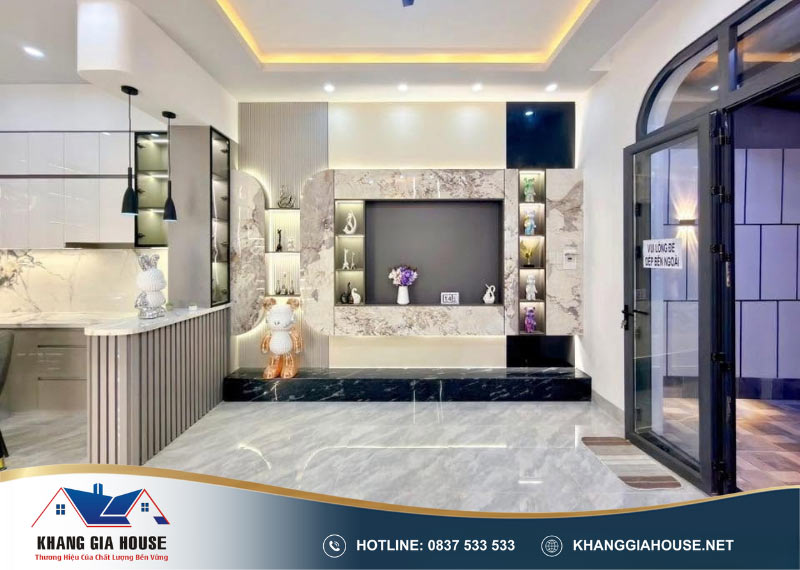 chi phí xây nhà 1 trệt 1 lầu 5x16